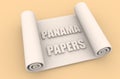The panama papers leaks relative image Royalty Free Stock Photo