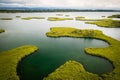 Panama. Tropical Island Aerial View. Wild coastline, Bocas del Toro, Central America, Panama.