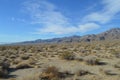 Panamint Valley Entry Path and Vista in California Royalty Free Stock Photo