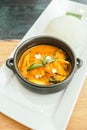 Panang curry chicken soup Royalty Free Stock Photo