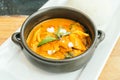 Panang curry chicken soup Royalty Free Stock Photo