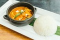 Panang curry chicken soup Royalty Free Stock Photo