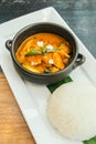 Panang curry chicken soup Royalty Free Stock Photo