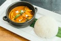 Panang curry chicken soup Royalty Free Stock Photo