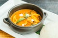 Panang curry chicken soup Royalty Free Stock Photo