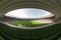 panaram view inside soccer stadio - fussballstadion panorama vor Spielbeginn