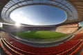 panaram view inside soccer stadio - fussballstadion panorama vor Spielbeginn