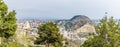 A panarama view eastward from the castle of Saint Ferran above Alicante