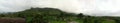 Panaroma of a hill in cloudy weather.