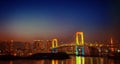 Panaroma of illuminated Tokyo Night lights Concept