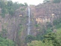 Panaromic View of the Diyaluma Falls waterfall in Sri Lanka