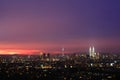 Panaromic view of KL city skyline