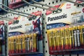 Panasonic Batteries on Sale Spider Man Advertising Campaign Electronics Store Display October 27 2017