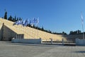 Panathenaic Olympic Stadium in Athens Royalty Free Stock Photo