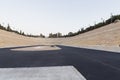 Visting the Panathenaic Stadium from Athen Royalty Free Stock Photo