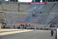 Panathinaic Stadium Athens Greece Actionaid event Royalty Free Stock Photo