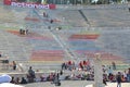 Panathinaic Stadium Athens Greece Actionaid event Royalty Free Stock Photo