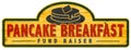 Pancake Breakfast Fund Raiser Sign Logo Art Royalty Free Stock Photo