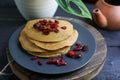 Pancake and cherry chip