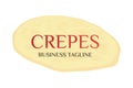 Pancake or Crepes Logo
