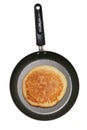 Pancake in pan Royalty Free Stock Photo