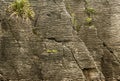 Pancake rock in Paparoa national park Royalty Free Stock Photo