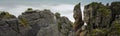 Pancake Rocks Landscape At Dolomite Point, New Zealand
