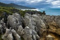 Pancake rocks near Punakaiki