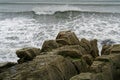 The Pancake Rocks at Punakaiki, Greymouth, West Coast, South Island, New Zealand