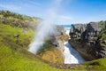 Pancake rocks in Punakaiki, South island, New Zealand Royalty Free Stock Photo