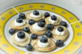 Pancakes and blueberries