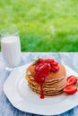 Pancakes, breakfast Royalty Free Stock Photo