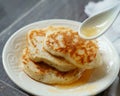 Pancakes with honey