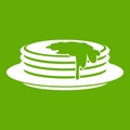 Pancakes icon green