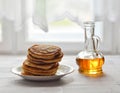 Pancakes with maple sirop