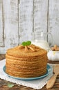 Pancakes. Shrove Tuesday Royalty Free Stock Photo
