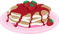 Pancakes Strawberry