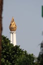 Pancasila Fire Monument Located in Taman Mini Indonesia Indah Jakarta.