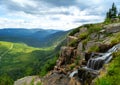 Pancavsky waterfall in Krkonose mountain in Czech Republic