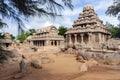 Panch Rathas in Mahabalipuram - India