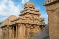 Pancha Five Rathas ancient complex, Mahabalipuram, Tondaimandalam region, Tamil Nadu, South India