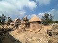 Pancha Rathas (also known as Five Rathas or Pandava Rathas or Ainthinai kovil) is a monument complex