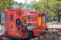 Panchita de Veracruz Food Truck in New Orleans, Louisiana, USA Royalty Free Stock Photo