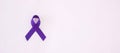 Pancreatic Cancer, world Alzheimer, epilepsy, lupus and domestic violence day Awareness month, Woman holding purple Ribbon for Royalty Free Stock Photo