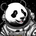 Panda astronaut