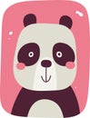 Panda Bear Portrait Royalty Free Stock Photo