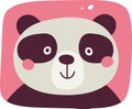 Panda Bear Portrait Royalty Free Stock Photo