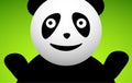 Panda cartoon character