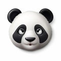 Panda 3d Icon - Cartoon Clay Material With Nintendo Isometric Spot Light