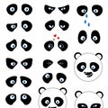 Panda emotions eyes